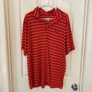 Under Armour loose fit heat gear golf polo size 2 XL